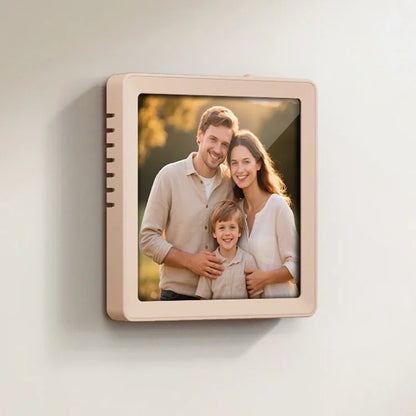 4" DIY Photo Frame Wireless Bluetooth Speaker Magnetic Design Desktop Picture Decor Audio Support Recording TF Card Playback