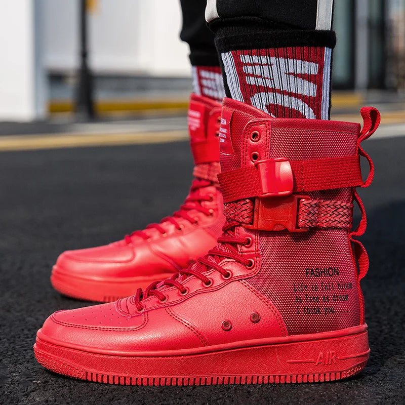 New Model Paris Fashion Week Fashion Show Shoes - Thick-Soled and High-Riding Shoes for Men - Men's Personalized Trendy Shoes