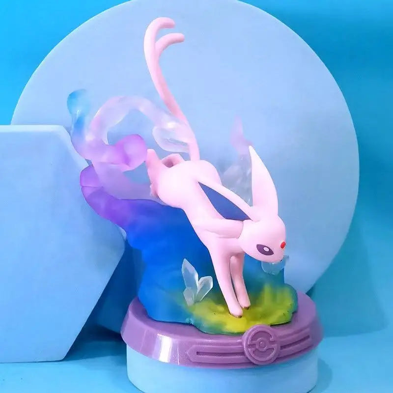 Anime Pokemon Funism Adventure Eevee Family Suit Blind Box Jolteon Sylveon Action Figure Collection Model Kids Toy Gift Replica
