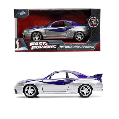 JADA Toys 1/32 Scale Diecast Model Car Jurassic Park and Fast & Furious Series Various Styles Movie Vehicle Collectible Toy Gift