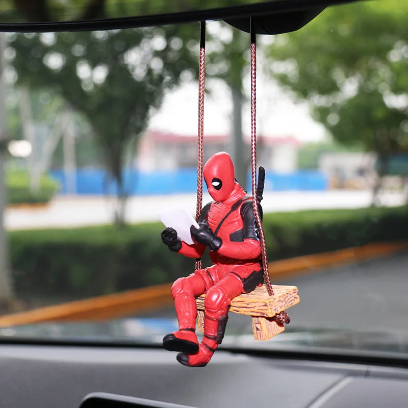 Deadpool 2 Action Figure X-Men Swing Posture Anime Doll Car Charm Decoration PVC Collection Figurine Kids Toys
