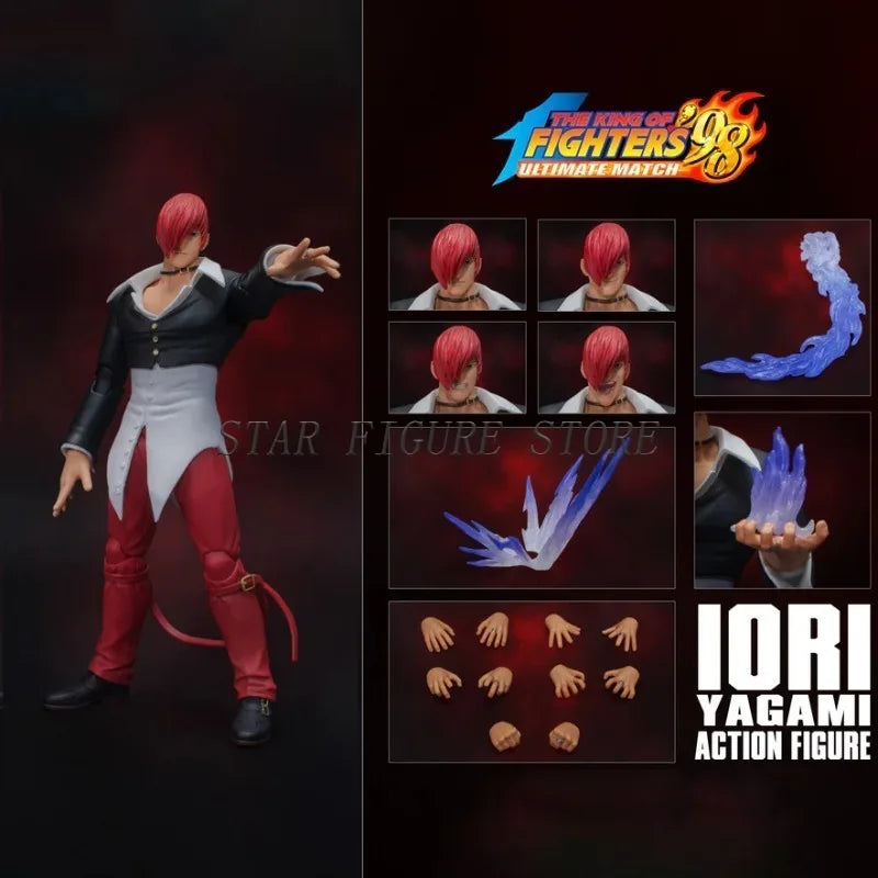 19cm The King of Fighters Kyo Kusanagi Action Figure Storm Toys KOF '98UM Iori Yagami Figurine PVC Model Movable Figures Gifts