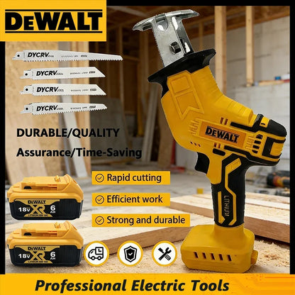 Dewalt Cordless Reciprocating Saw Electric Cutting Saber Saw Wood Brushless Multifunctional Metal Pipe Cutting Power Tools