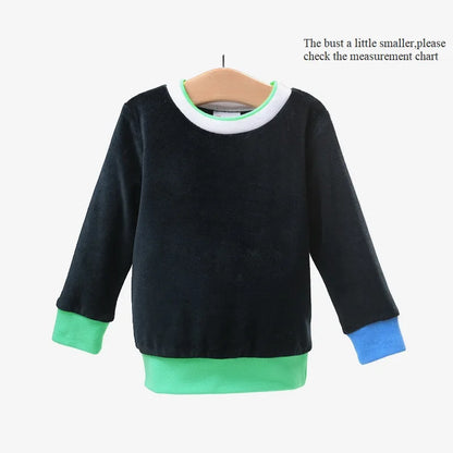 Winter Set Clothes for Teenagers Girl Boy Children's Set Girls Dress Skirts for Modest Girls Black Velour Autumn Winter Clothing