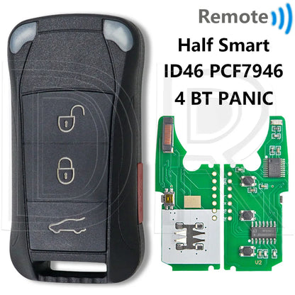 Great ID46 PCF7946 315/433MHz KR55WK45022 Half Smart Flip Car Remote Control Key For Porsche Cayenne GTS 2004-2011