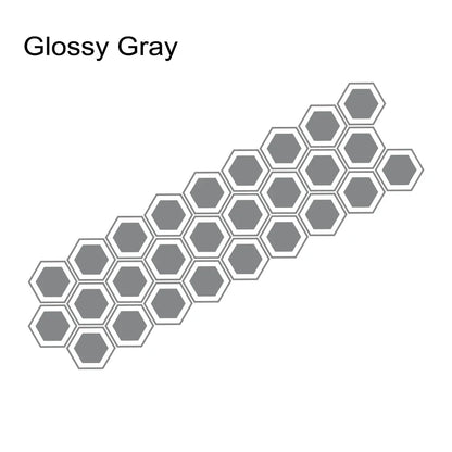 Honeycomb Hexagonal Graphics Car Vinyl Decal Car Body Side Sticker Waterproof Modification Decoration Auto Tuning Accessories