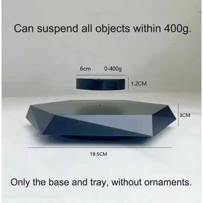 Levitating Display Stand Magnetic Floating Display with Stand for Toys Figures Miniatures Automatic Rotating Creative Gifts
