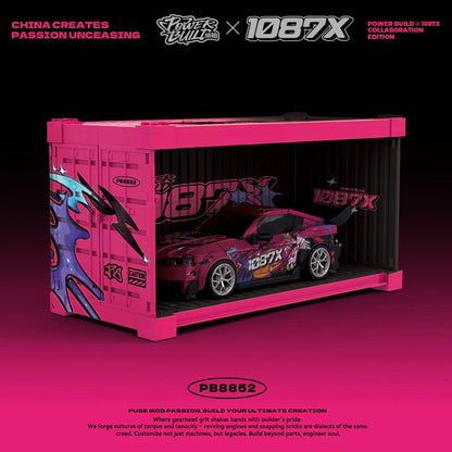 Technical MOC 1087X Drift Vehicle Building Blocks City Champion Racing Sports Car Model Collect Toy Christmas Gift for Kid Adult