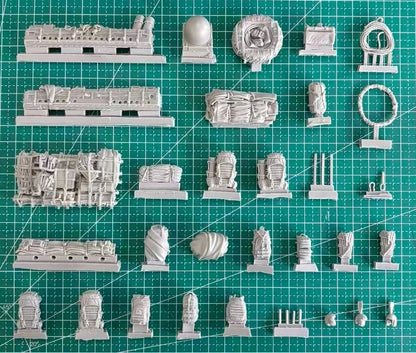 1/35 Scale Die-Cast Resin Model Assembled Kit US Stryker WINT-T A Plus Equipment Set (No Tank) Unassembled and Unpainted