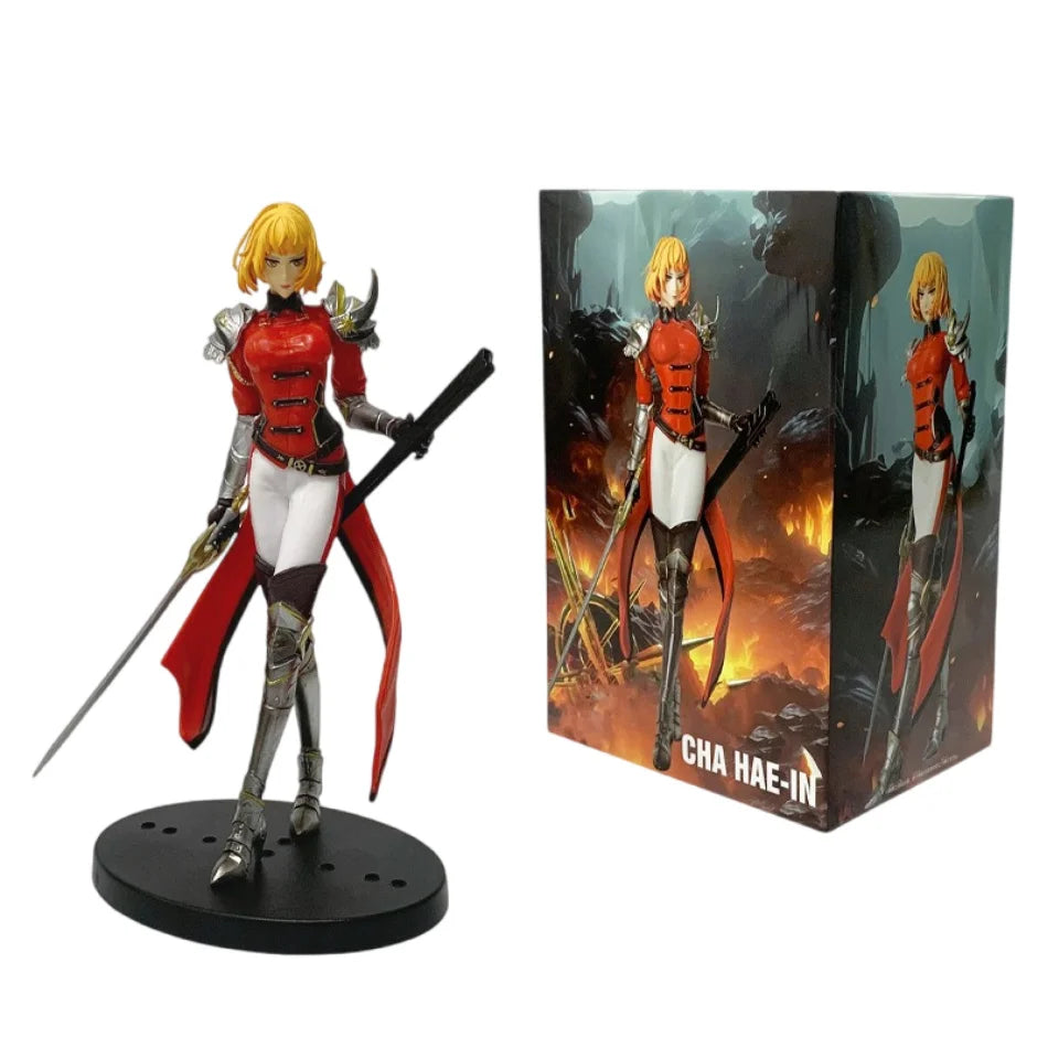 17-28cm In Stock Upgrade(Anime Version) Cha Hae-in Action Figure PVC Collect Model Figure Display Anime Merchandis