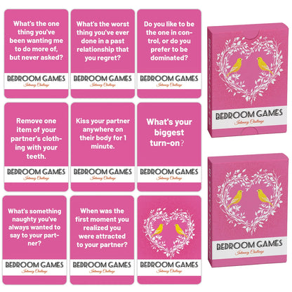 50Pcs Couple Interactive Game Cards Couple Night Dating Games Adult Flirty Truth Or Dare Cards For Husband Wife Party Fun