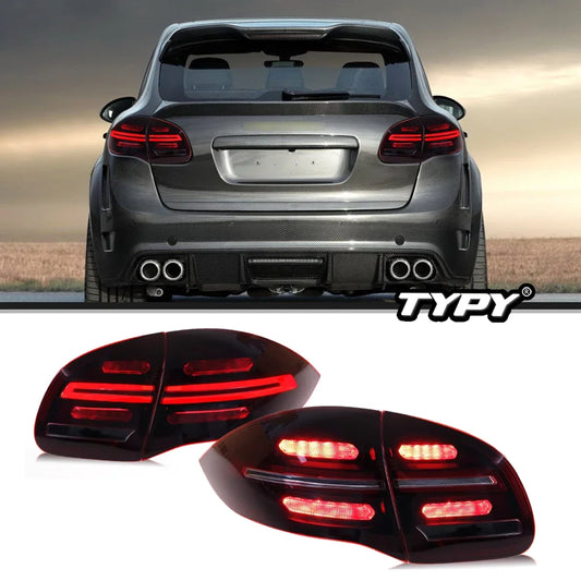 Car Lights For Porsche Cayenne 958.1 Taillight 2011-2014 Upgrade Modified to New DRL Dynamic Turn Signal LED Taillight