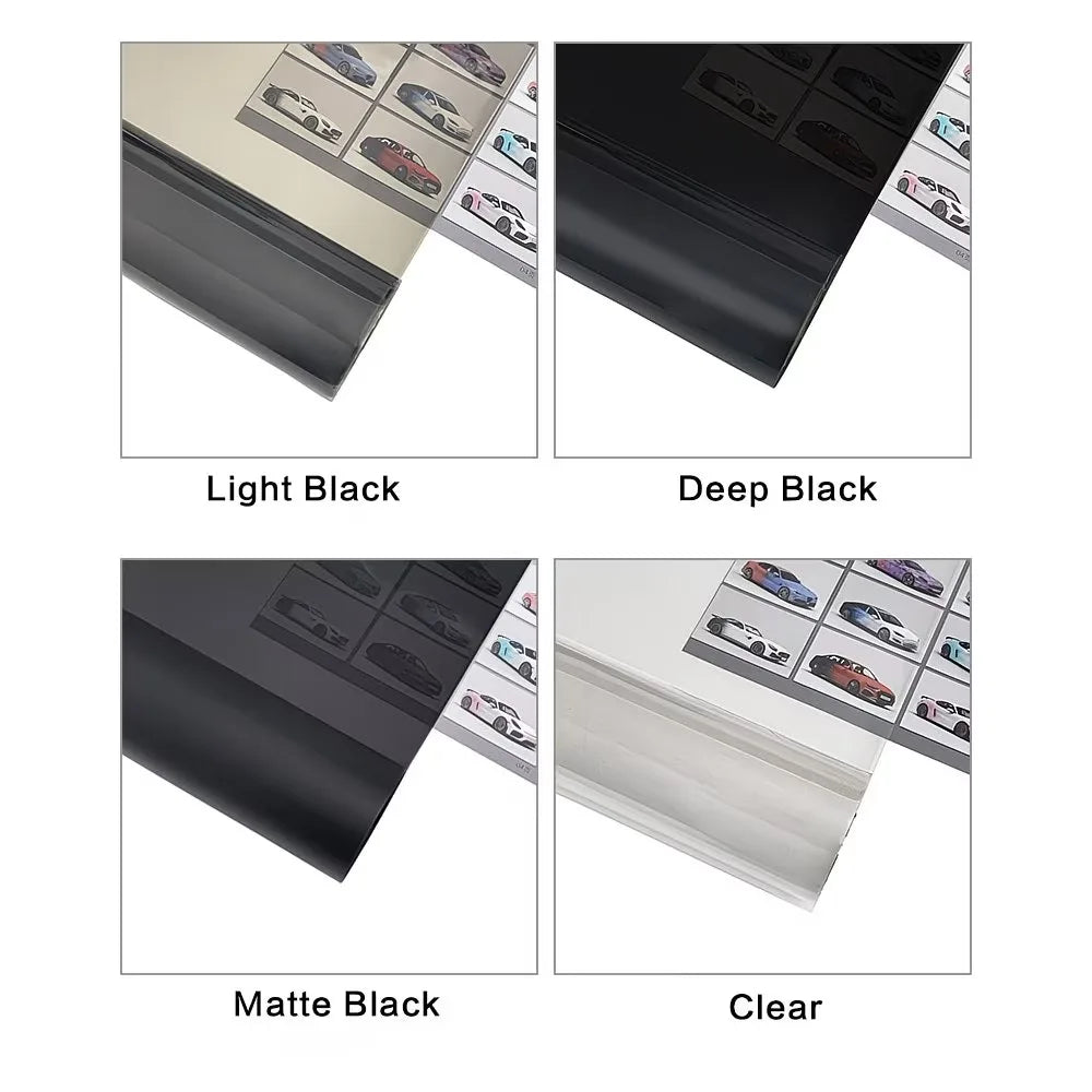 TPU Car Headlight Protective Film For Porsche Macan 14-17 PPF Transparent &Smoked black Anti-Scratch Auto External Accessories