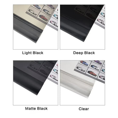 TPU Car Headlight Protective Film For Porsche Macan 14-17 PPF Transparent &Smoked black Anti-Scratch Auto External Accessories