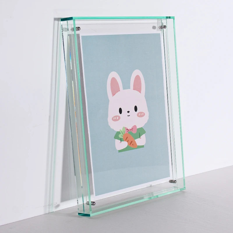 Colours Acrylic Photo Frame Translucent Picture Frame for Wall Hanging,Desktop Bedroom Living Room Study Wall Decoration