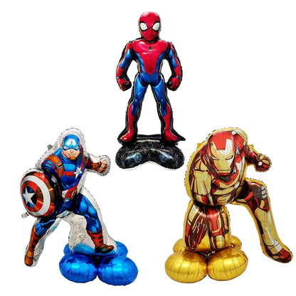 Hot Anime Figure Balloons Spiders Birthday Party Decoration Large Foil Ballons Halloween Cosplay Accessoreis Home Decor