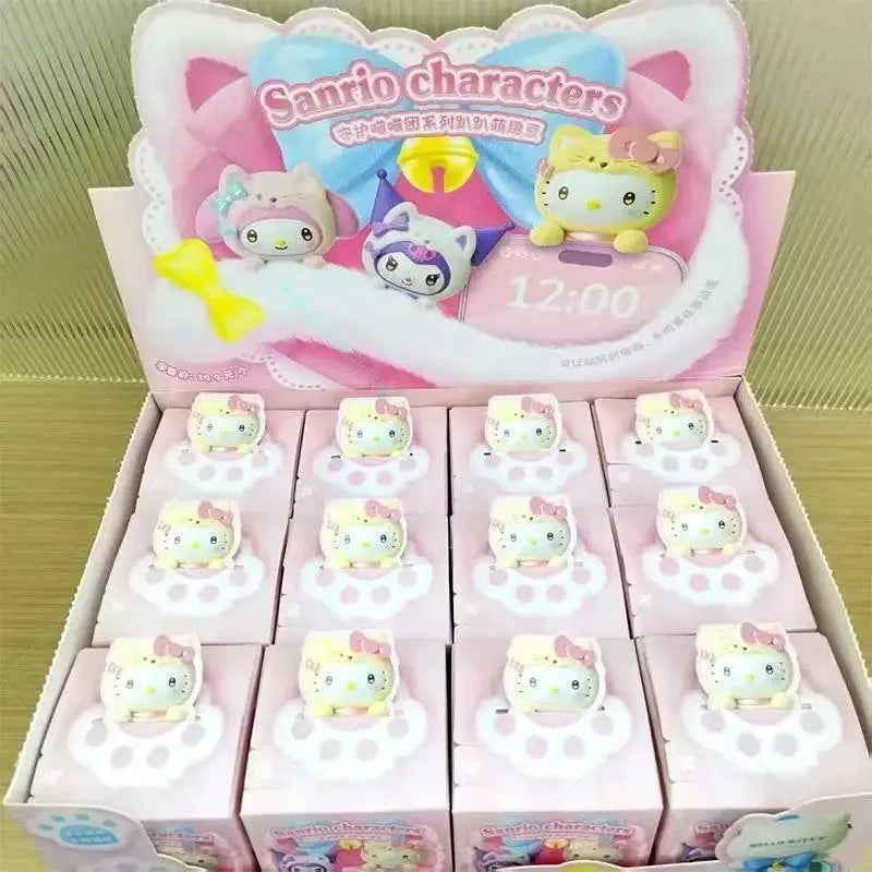 Genuine Sanrio Guardian Meow Group Hipper Series Blind Box Hello Kitty Cute Mini Collection Desktop Ornament Fashion Trend Gift