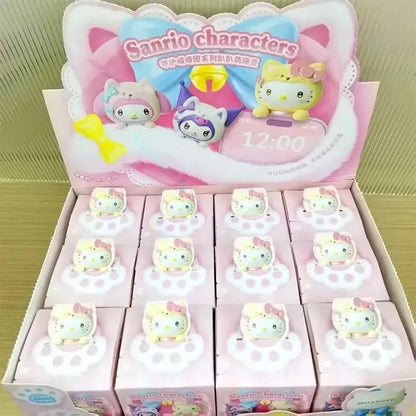 Genuine Sanrio Guardian Meow Group Hipper Series Blind Box Hello Kitty Cute Mini Collection Desktop Ornament Fashion Trend Gift