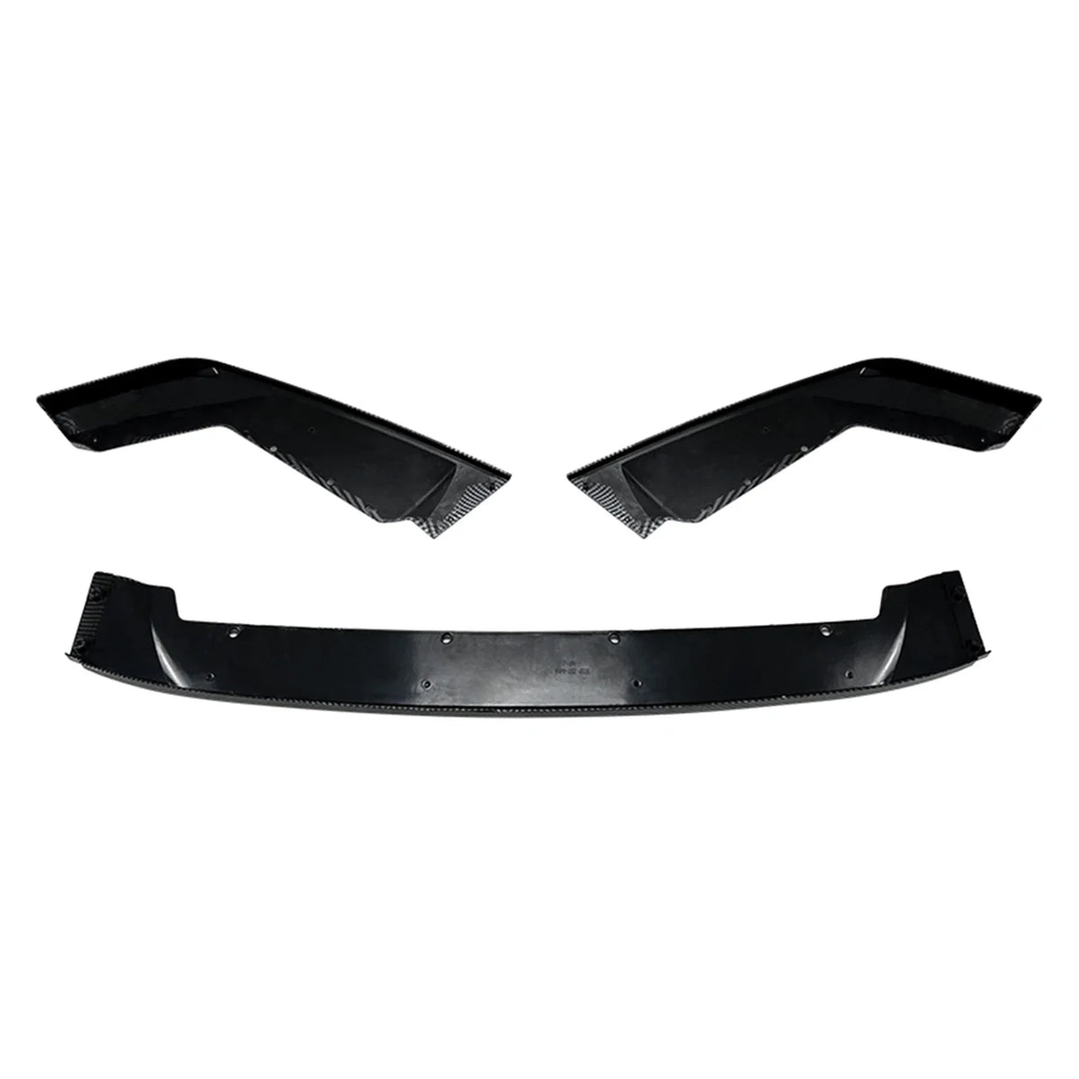 Car Front Bumper Spoiler Lip Splitter Trim Exterior Accessores Carbon Fiber Style Glossy Black CS Style For BMW F87 M2 2016-2021