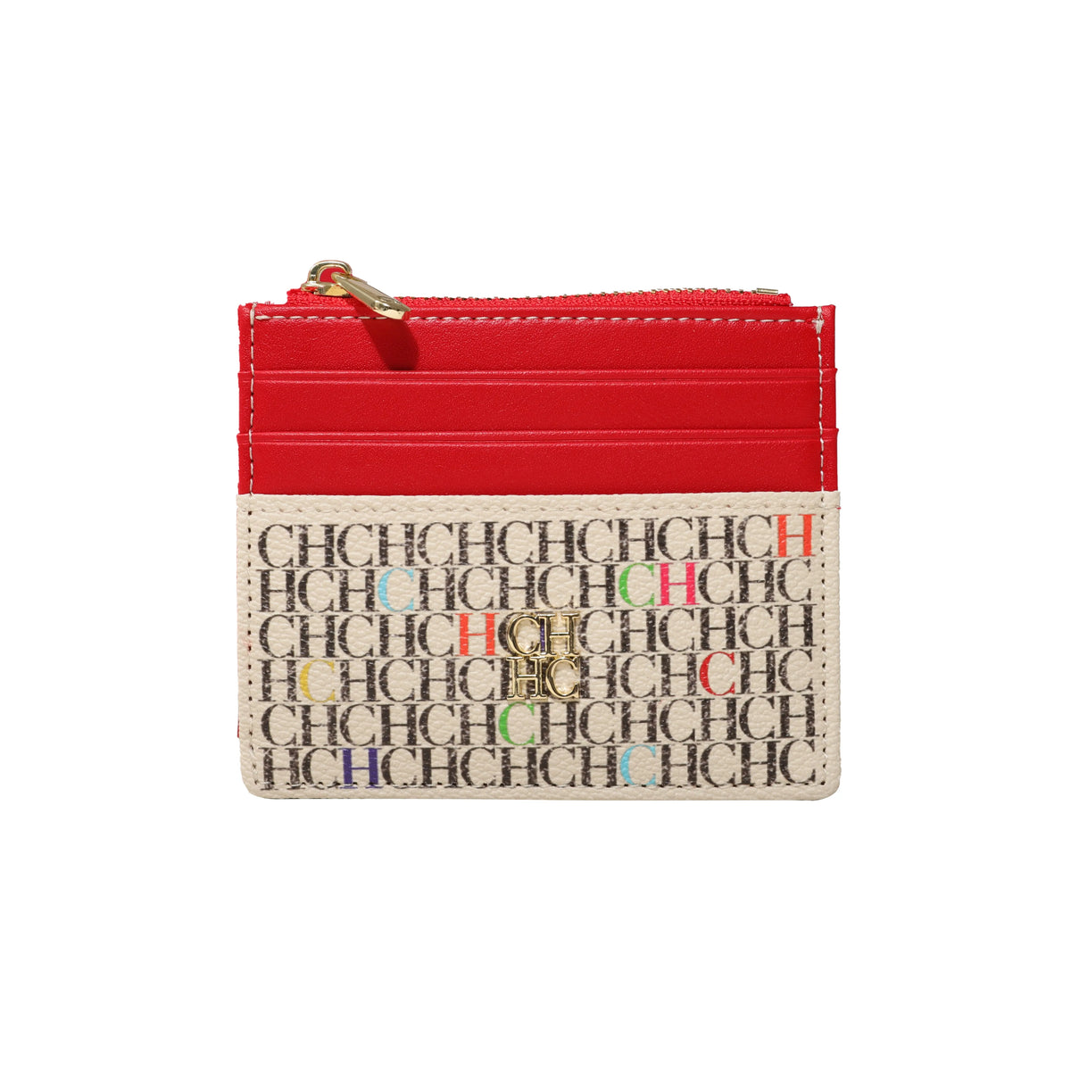 CH Women's Bag Wallet Exquisite Compact Convenient Decoration Durable Elegant Brand Design Sense Letter Decoration Zipper