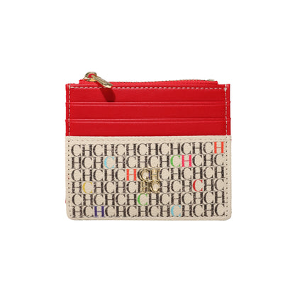 CH Women's Bag Wallet Exquisite Compact Convenient Decoration Durable Elegant Brand Design Sense Letter Decoration Zipper