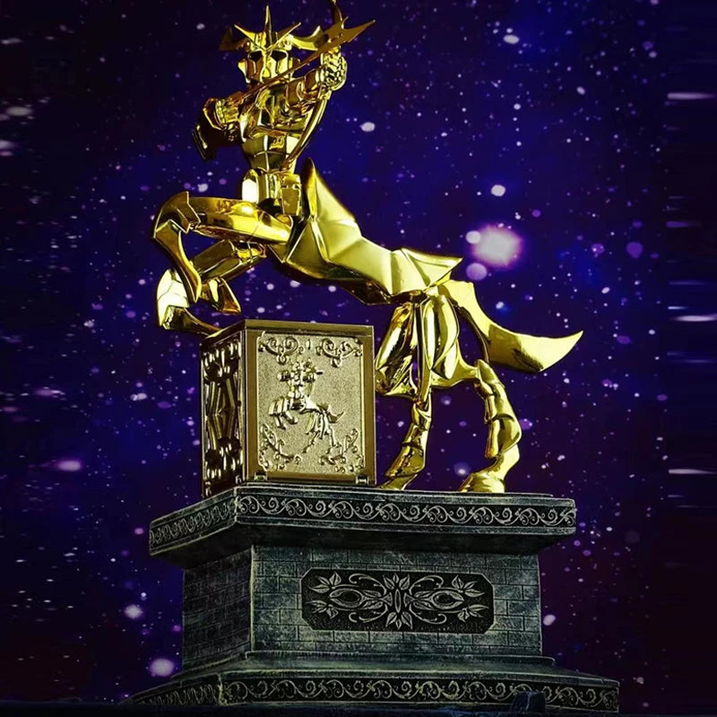Saint Seiya Myth Cloth EX Fake Sagittarius Aioros Galaxy War with Stand Knights of the Zodiac 28cm GK Resin Figure In Stock