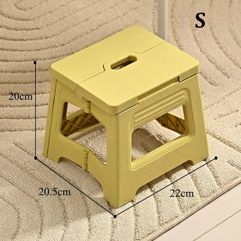 New Lightweight Space Thickened Folding Stool, Portable Home Outdoor Camping, Magza Fishing, Simple and Integrated Design