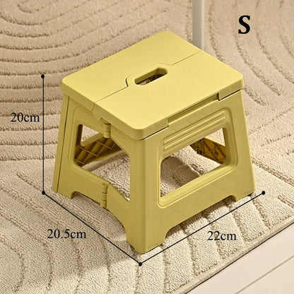 New Lightweight Space Thickened Folding Stool, Portable Home Outdoor Camping, Magza Fishing, Simple and Integrated Design