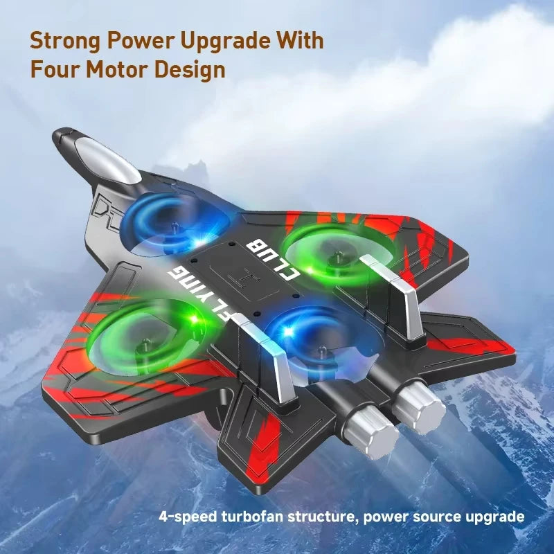 Oike RC Aircraft Foam Stunt Glider Electric Fighter Remote Control Airplane Helicopter 2.4G Radio Fall Resistant Plane Toy Gifts