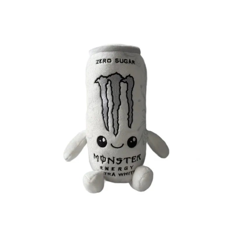 White Energy Drink Can Shaped Ornament Simulation Zero Sugar White Monster Energy Drink Figure Fans Desktop Home Decoration