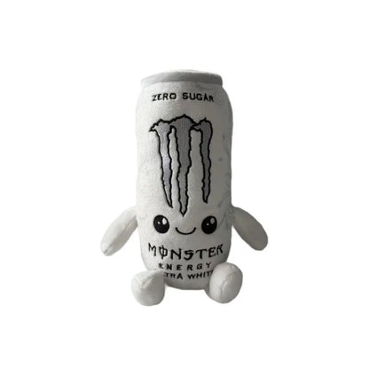 White Energy Drink Can Shaped Ornament Simulation Zero Sugar White Monster Energy Drink Figure Fans Desktop Home Decoration
