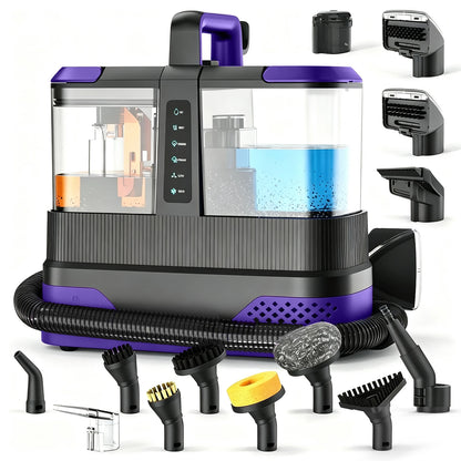 2100W 1800KPa Upholstery Cleaner Machine Steam Carpet Cleaners High Pressure Wet Dry Vacuum Cleaner for Car Household Cleaning