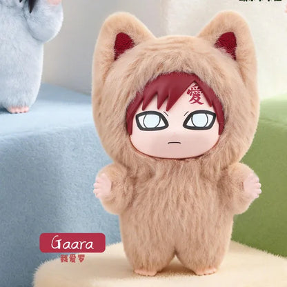 EAKi Naruto Kitten Land Series Plush Doll Blind Box V3 Cute Naruto Sasuke Anime Peripheral Figure Surprise Toys Collectible Gift