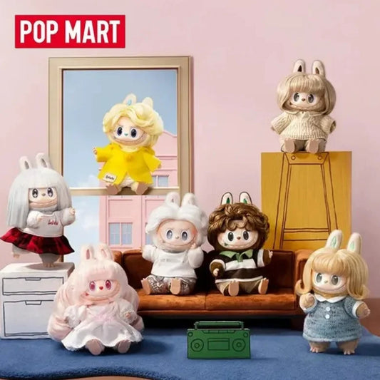 POP MART LABUBU THE MONSTERS HAIR SALON SERIES VINYL PLUSH PENDANT Genuine Blind Box Mystery Box Guess Bag Toys Anime Figure
