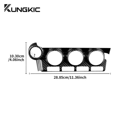 LHD Real Hard Carbon Fiber Cover for Subaru BRZ Toyota GR86 2021 2022 2023 2024 2025 Car Air Conditioning Control Panel Sticker
