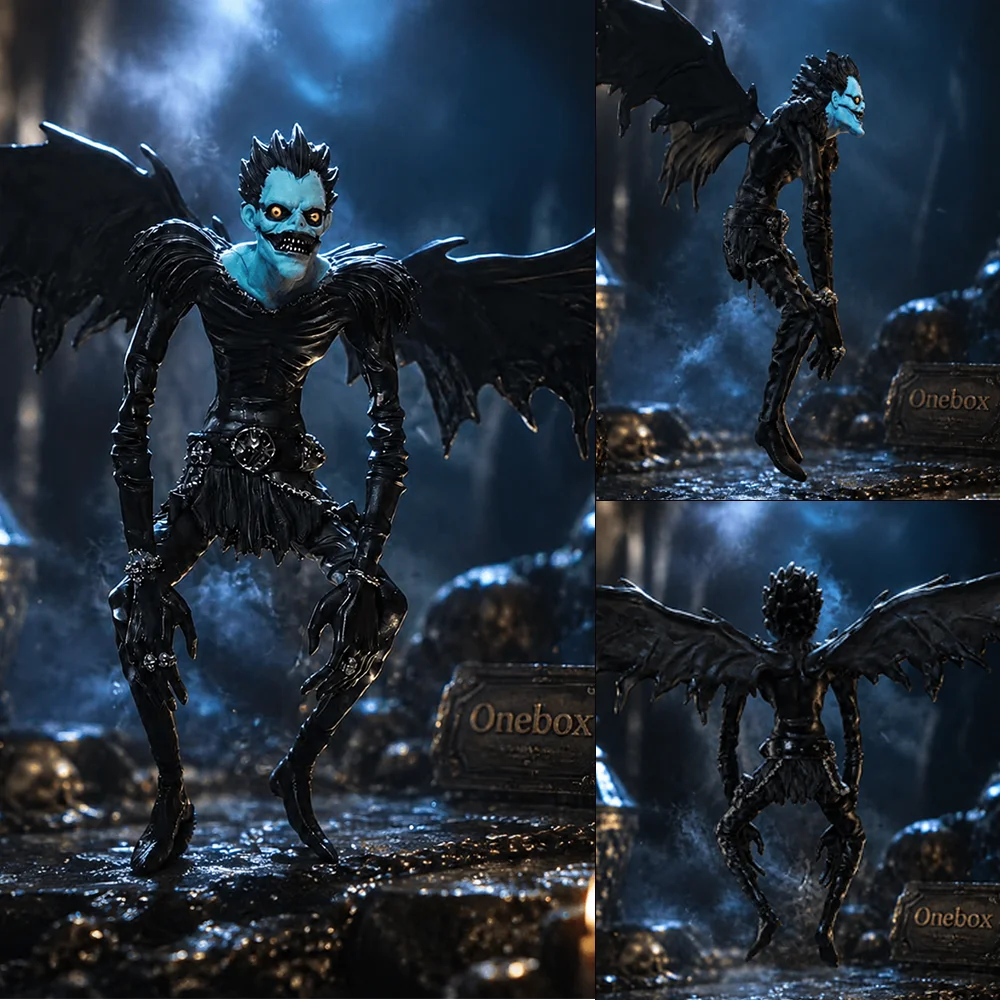 1pc 16cm/6.3in Death Note Ryuk Figure Shinigami Anime PVC Statue Collectible Model Desktop Ornament Car Decoration Gift.