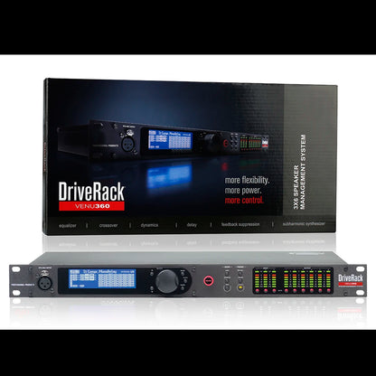 VENU360 3 Input 6 Output Stage Pro Audio Processor Original Software Audio Driver Rack Complete Speaker Management System