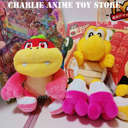 Marios Bros plush toy Kawaii Cappy Bowser Magic Koopa  Kingboo Soft Plush Dolls Collectible Hobby Kids Gift