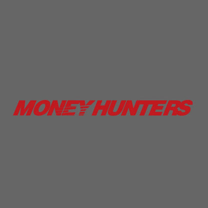 Money Hunter Vinyl Car Decal – Self-Adhesive Racing Stripe Sticker for Car Body, Truck Bumper, Rear Window – Waterproof Alphabet