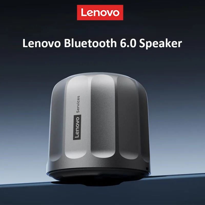 Lenovo HD107 Bluetooth 6.0 Speaker Bookshelf Camping Portable Outdoor Subwoofer TF Card USB Drive Mini TWS Stereo Music Player