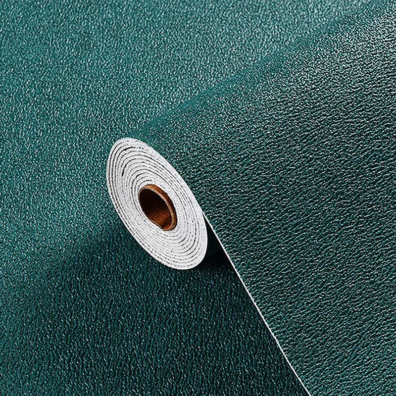 3D Linen Wall Paper Self-Adhesive Bedroom Warm Background Wallpaper Household Decor Waterproof Moisture-Proof Foam Wall Sticker