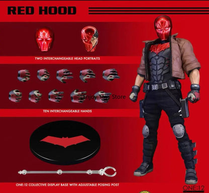 In Stock  MEZCO Ant 6-inch Clothes Action Figure Batman Anti-Hero Red Hood Action Figure