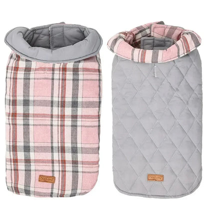 NONOR Winter Dog Jacket Waterproof Cozy Dog Clothes for Medium Large Dogs Warm Dog Coat French Bulldog Labrador Costume