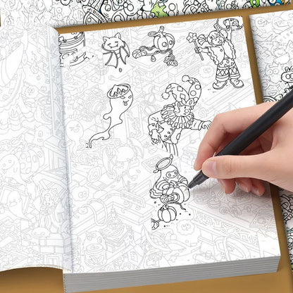 1 PCS Decompression Graffiti Book Containing Exquisite Graffiti Patterns for You to Trace and Color Aiming to Provide Creativity