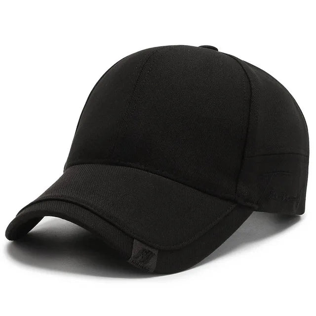 High Quality Solid Baseball Cap  Men's Outdoor Cotton Cap Bone Gorras CasquetteHomme Men's Truck Comfortable Fit  Breathable