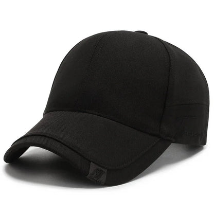 High Quality Solid Baseball Cap  Men's Outdoor Cotton Cap Bone Gorras CasquetteHomme Men's Truck Comfortable Fit  Breathable