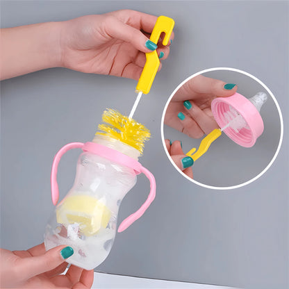 1pcs Baby bottle cleaning brush, baby milk bottle brush, straw brush, nipple brush