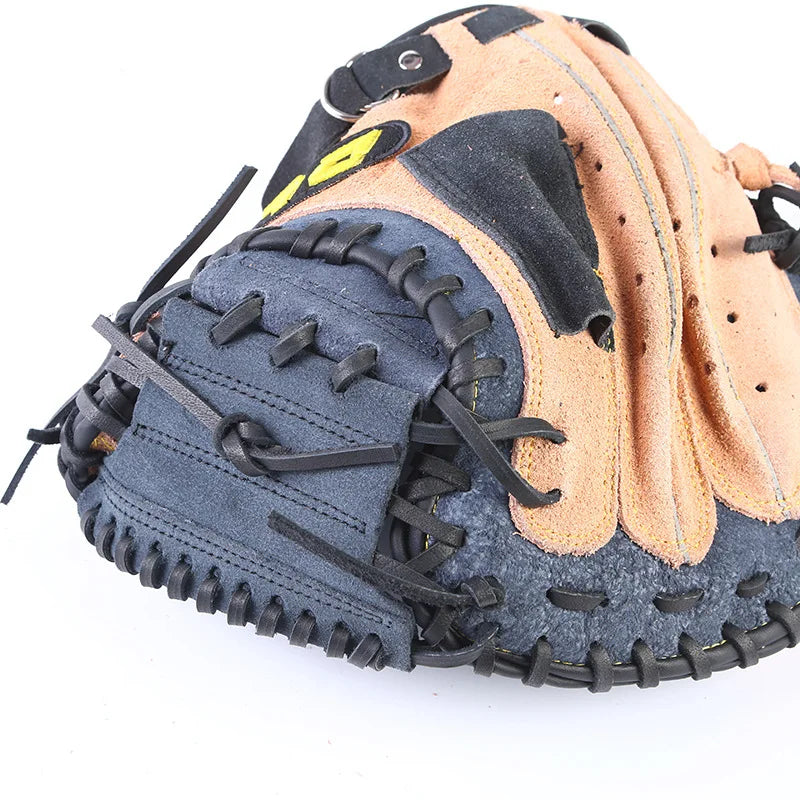 Professional Baseball Glove Leather Baseball Catcher Glove 12.5 Left Hand Practice Equipment Softball Training Catcher Gloves