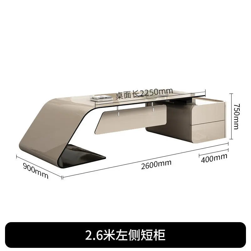 Conference Aesthetic Office Desk Reception Designer Individual Office Desk Executive Entertainment Ufficio Trendy Furniture
