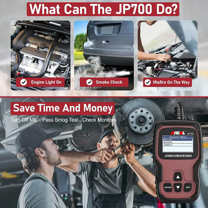 OBD2/JOBD Scanner Full OBD2/EOBD Diagnostic Tools Automotive ANCEL JP700 Professional Code Reader Scanner Check Engine pk ELM32